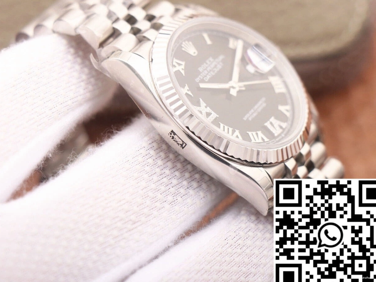 Dial Rolex EW Datejust Factory Diamond-set Black M126233 1221